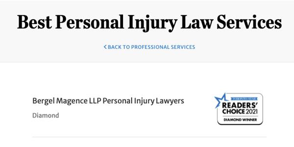 Readers choice 2021 11 18 13 25 30 thank you ontario! Bergel magence voted best personal injury law firm in toronto star readers’ choice awards bergel magence llp 1