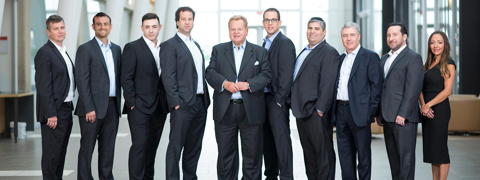 Team of professional lawyers from a toronto-based personal injury law firm, specializing in cases such as accidents, slip and fall incidents, and brain injuries. They are dressed in business attire, conveying expertise in personal injury and accident law.