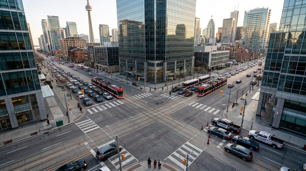 Toronto’s Most Dangerous Intersections for Drivers Based on Data